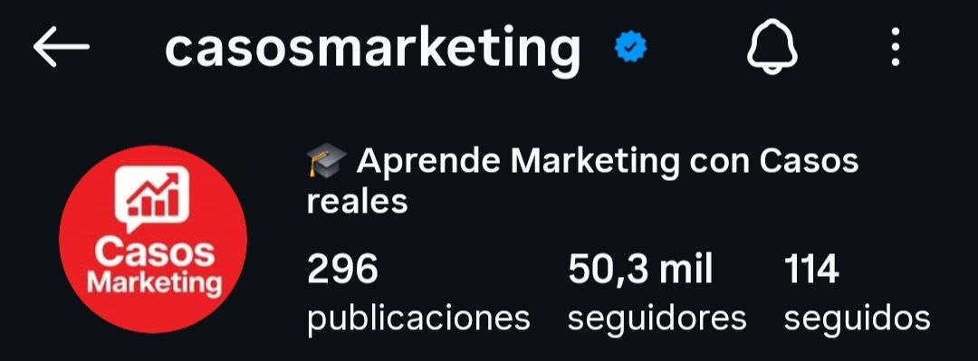Casos Marketing después — 50.300 seguidores