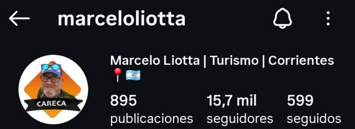 Perfil de Efecto colateral: @marceloliotta — 15,7 mil seguidores