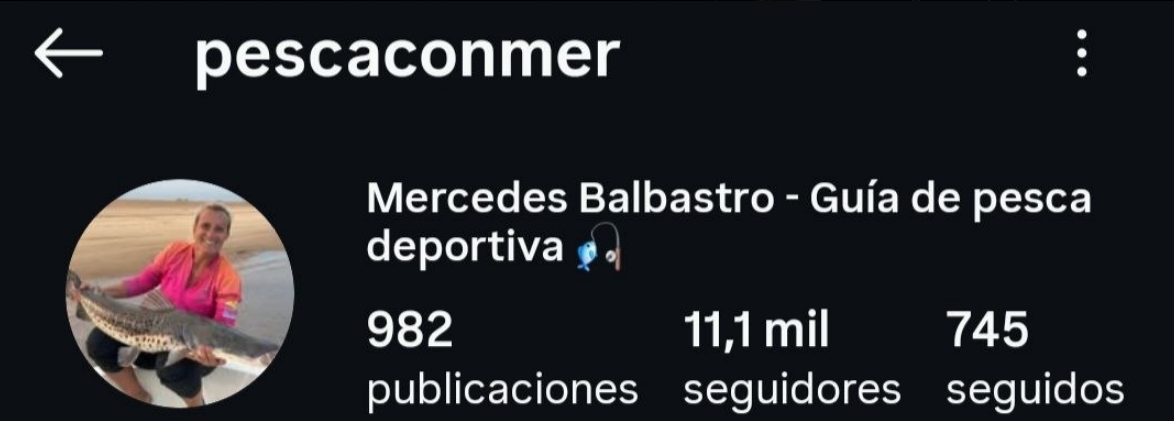 Pesca con Mer después — 11.100 seguidores