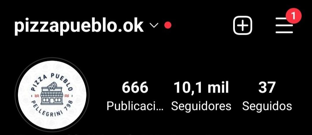 Pizza Pueblo antes — 10.100 seguidores