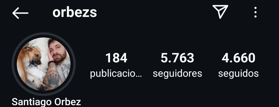 Santiago Orbez antes — 5.763 seguidores